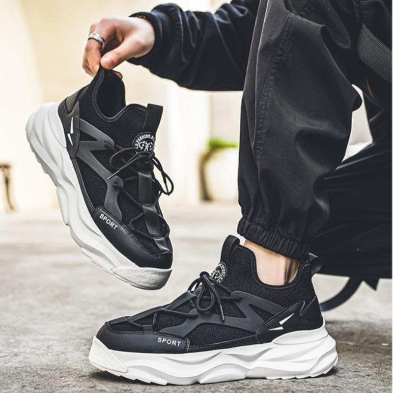 Fashion 2025 New Men Sneakers Fashionable Casual Non Slip Comfort Running Shoes Mesh Breathable Ultra-light Shock Absorption Net Shoes