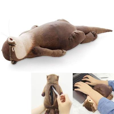 Otter Pattern Pencil Case Large Capacity Makeup Bag New Pencil Bag