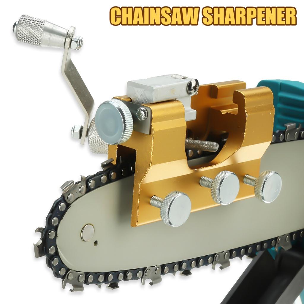 Universal Portable Chainsaw  Sharpener Chain Sharpening Jig Easy To Use Chainsaw Sharpening Outdoor Electric Saws Gardening 3.9 X 1.8 X 2.6in