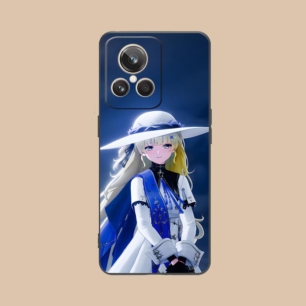 Wuthering Waves Phoebe Handyhülle für Realme 15 14 13 12 11 10 9 Pro Plus T i Lite 5G Bunte Druckabdeckung Smartphone Luxus