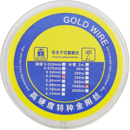 Zunate 0.05mm Tungsten Alloy Steel Screen Separation Wire, 500m, Silver, For Electronics Repair, Part Number: 1 8f50bf69-6789-4666-af63-9c30d2c79ead