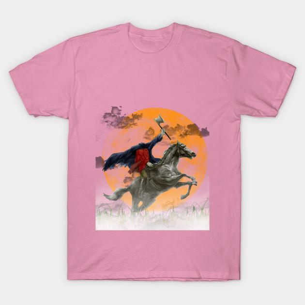T Shirt Women Headless Horseman Harajuku Print Kawaii Tshirt Summer Short Sleeve Female T-Shirt Top Tee