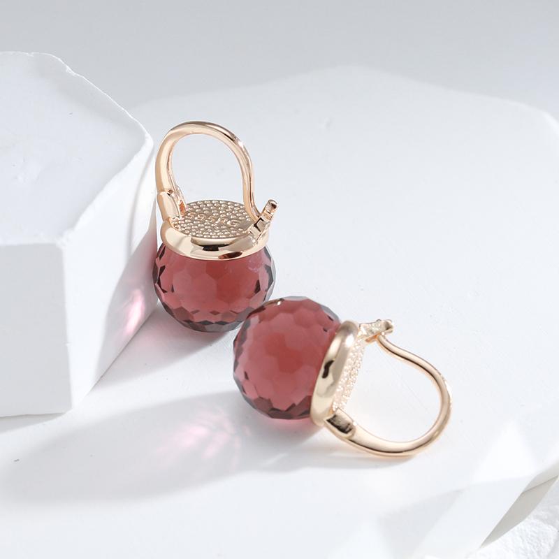 Orecchini A Cerchio Pendenti Con Stelle E Luna Per Donna - Placcati Oro 18K, Anallergici, Ideali Come Regalo