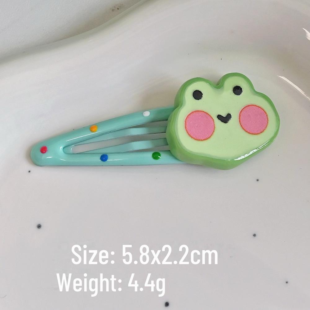 

Заколки для волос в горошек с изображением мультяшного медведя и кролика для девочек