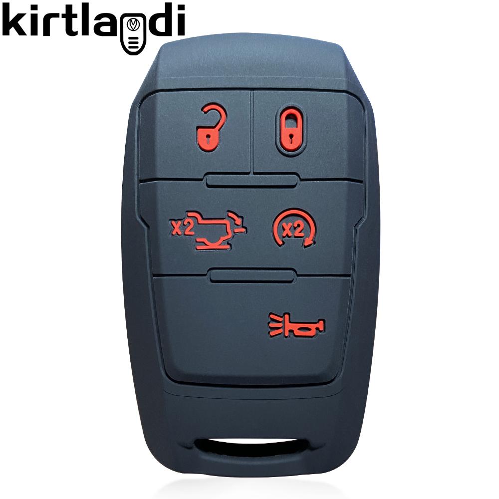 

Silicone Remote Control Car Key Holder Cover Case for Dodge RAM 1500 2500 RAM1500 RAM2500 TRX 2021 2020 New Key Case Keychain
