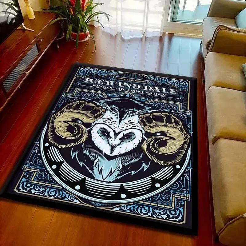 

Dragon and Dungeon Cover Printed Carpet Dungeons Pattern Anti Slip Carpet Bedroom Decor Rugs for Bedroom Bedroom Decor Mat 40x60cm