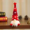 Christmas Faceless Doll Ornaments LED Light Plush Knitting Crafts Tree Pendant Christmas Decorations Home Kids Gift