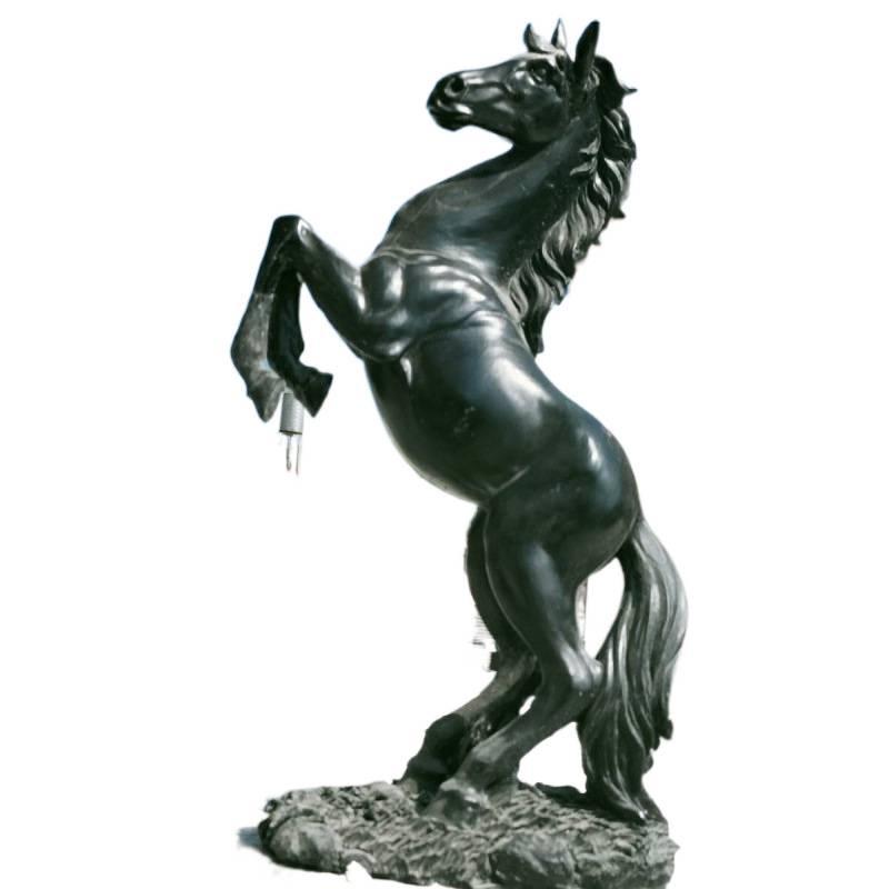 Abstract Soaring Horse Resin Desk Figurine for Living Room Decor