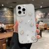 INS 3D Epoxy Butterfly Clear Soft Phone Case For iPhone 11   14 15 16 17 Pro Max Plus Lovely Shockproof Bumper Cover