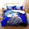 3D Print Hoshimachi Suisei Bedding Set Single Twin Full Queen King Size Bed Set Aldult Kid Bedroom Duvetcover Sets 3D Anime