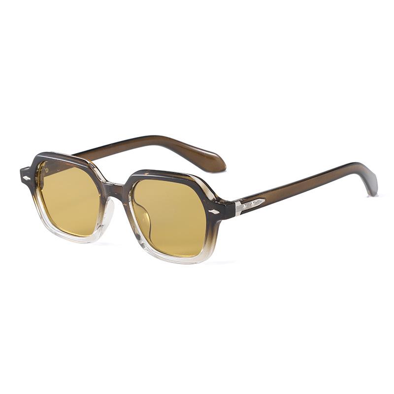 New high-end fashion versatile sunglasses men's European and American small frame square retro European and American sunglasses women
