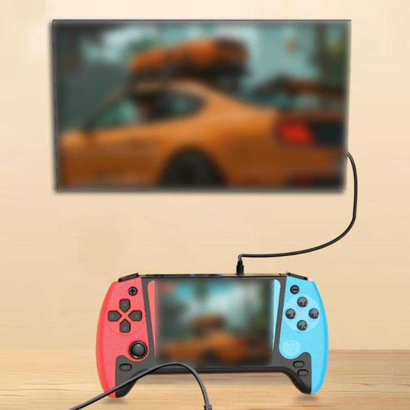 ABS Handheld Gaming Device with 3.5inch Display Single/Double Player Mode Joystick and Preloaded 500 Retro Game