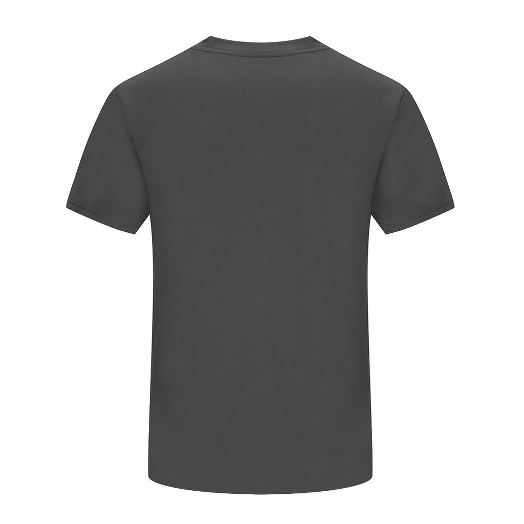 adidas Men's Short-Sleeve T-Shirt, Summer Sports, Skin-Friendly, Breathable, Lightweight, Quick-Drying, Round Neck