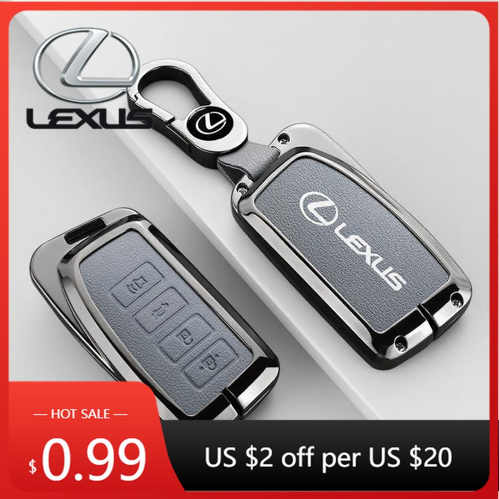 Interior Stickers Zinc Alloy Leather Car Remote Key Case Cover Keychain For Lexus NX GS RX IS ES GX LX RC 200 250 350 LS 450H 30KT6