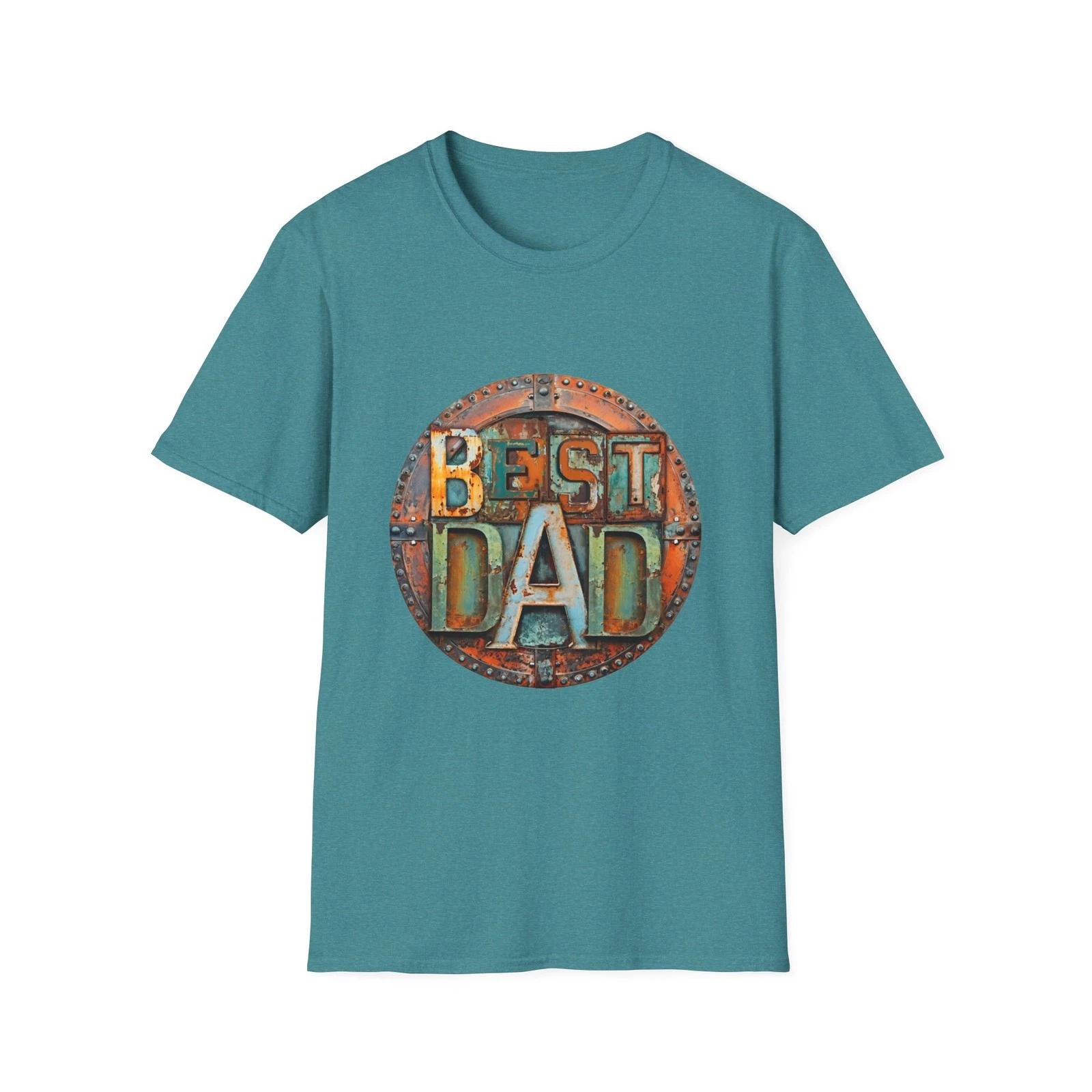 

Best Dad vintage metal sign T-Shirt | Father s Day tee S