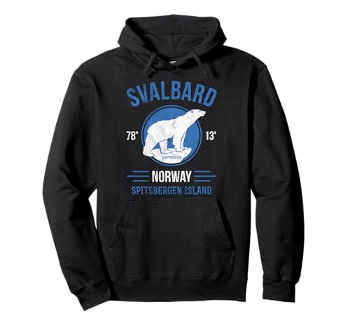 

Svalbard Spitzbergen Polar Bear Longyearbyen Norway Polar Bear Hoodie