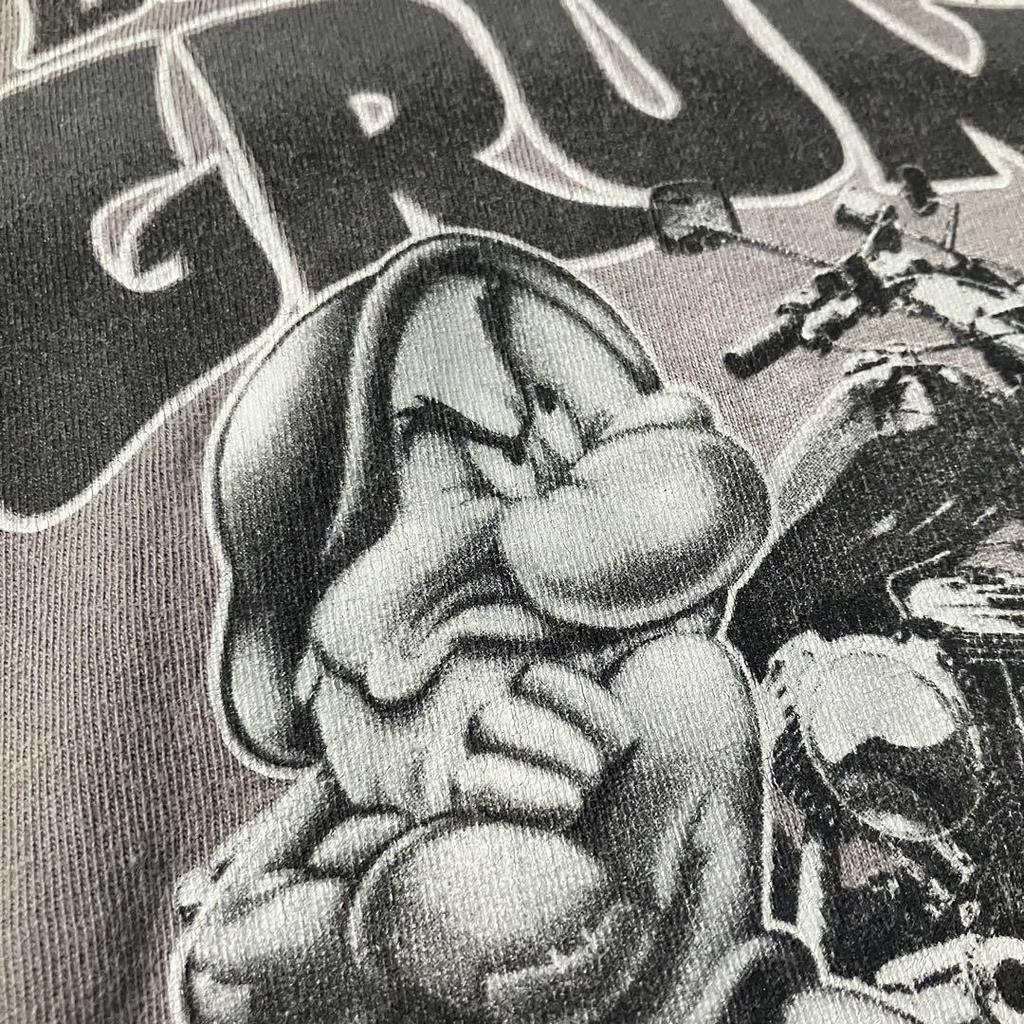 [USED] Disney GRUMPY Grumpy x Biker T-shirt Disney