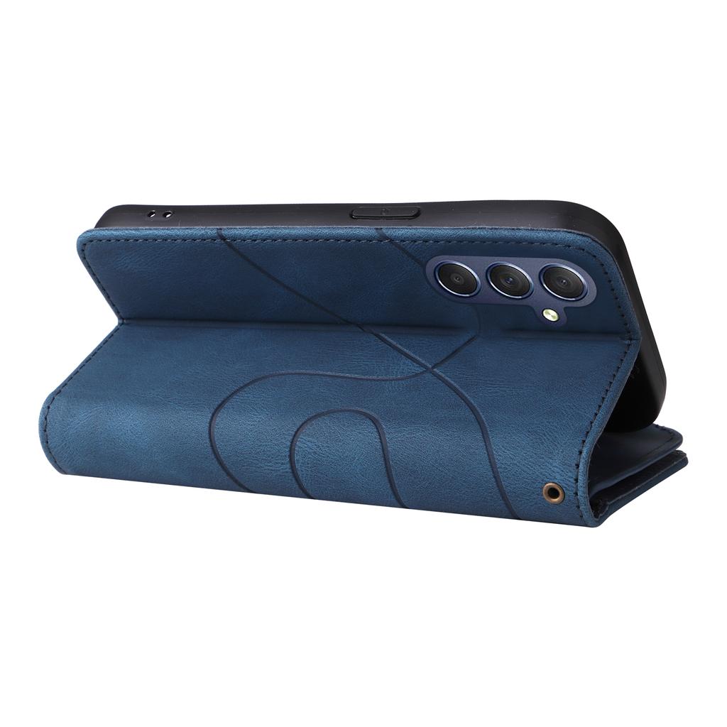 For Samsung Galaxy A17 5G/A17 4G/A26 5G/A16 5G/A16 4G Leather Case with Strap Zipper 9 Card Slot Phone Cover Stand
