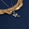 Butterfly 925 Sterling Silver Freshwater Pearl Pendant Necklace - Simple, Versatile Clavicle Chain Fashion