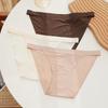 Women Panties Underwear Fitness Sports Seamless Female Lingerie Sexy T-back G-string Thong Ice Silk Underpants Solid Briefs