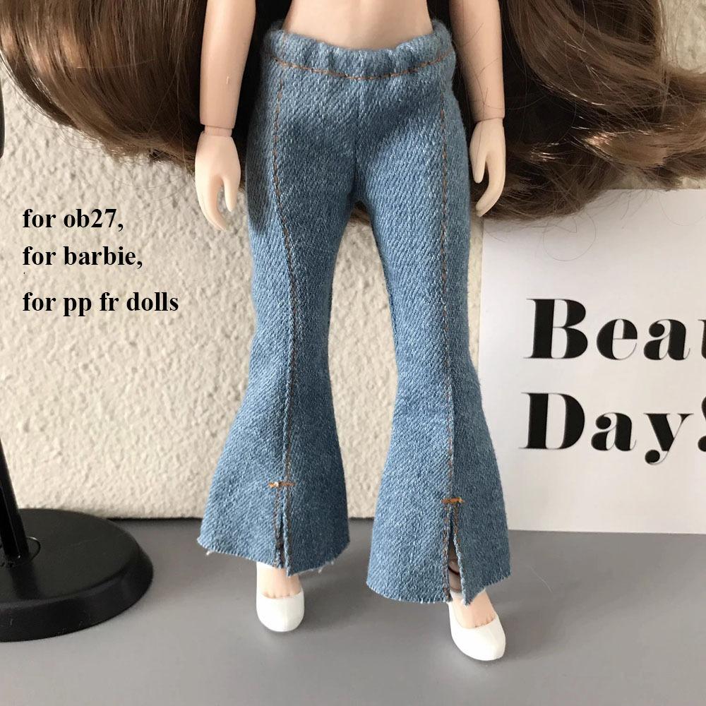 Mädchen Geschenk Spielzeug Blyth Puppe Jeans Hose für Azone/OB24/OB27 28-30cm Puppen für Blyth 1/6 Puppen
