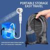 Portable Rechargeable Outdoor Shower, Handheld Compact Design, Gentle Shower Stream for Car Washing, Flower Watering, Bathing