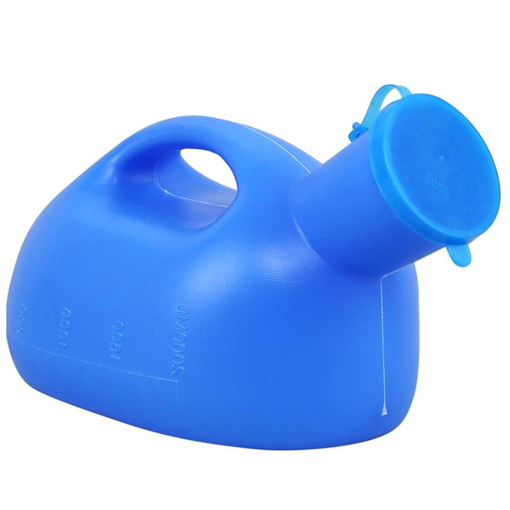 2000ml Dickes Urinal für Männer mit Deckel Outdoor Überlebenswerkzeuge Tragbare Pinkelflasche für Männer Reisen Camping Krankenhaus Hausgebrauch