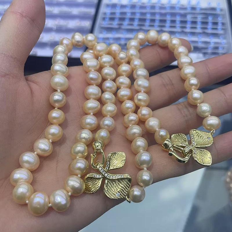 Versatile Five-Piece Natural Freshwater Pearl Necklace Set for Women