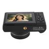 5K HD Digital Camera 75MP UHD 18XAF Autofocus 3 Inch Flip Screen WiFi Camera with Flash for Photography and Video Black