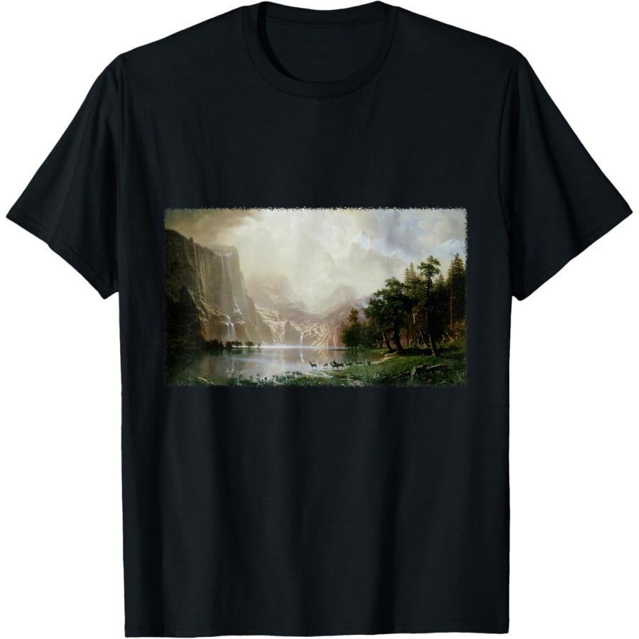 Горы Сьерра-Невада, Калифорния Альберта Бирштадта Футболка S чёрный
