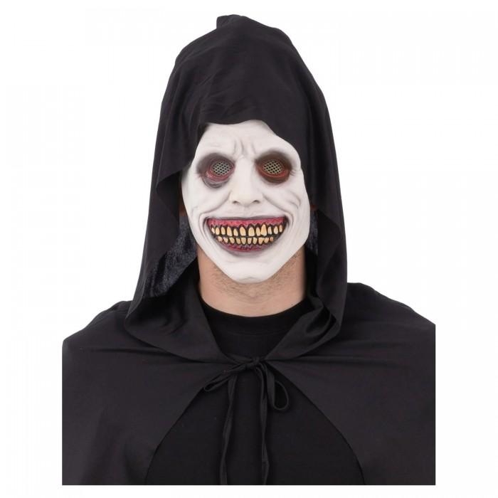 Smiffys Unisex Adult White Eyed Smiling Demon Mask