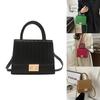 2024 Trendige Vintage Umhängetasche für Damen Lässiger Koreanischer Stil Kleine Quadratische PU Tasche