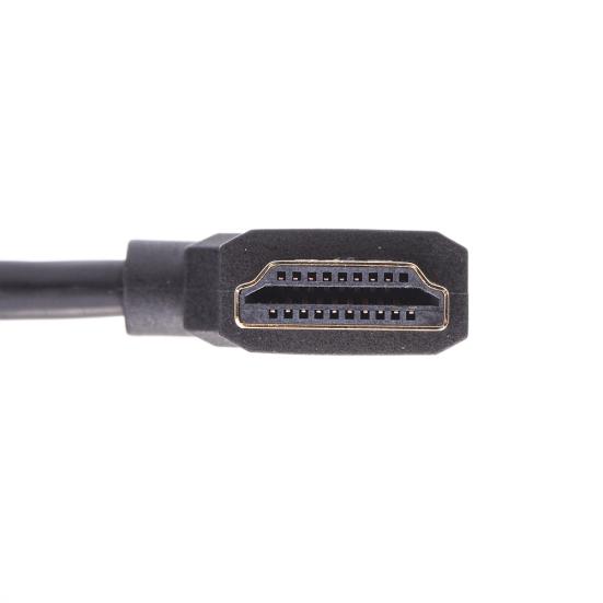 DOONJIEY Right Angle HDMI-compatible Male to Male AV Converter Adapter Cable Cord for HDTV