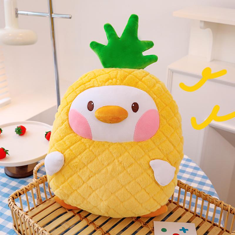 Cartoon Fruit Pineapple Plush Toy Animal Sofa Throw Pillow Cushion Nap By Pillow Girl Birthday Gift Decoration