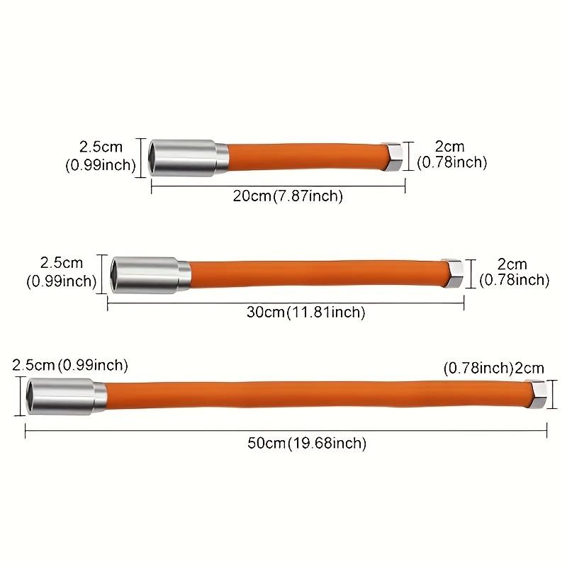 Universal Foaming Extension Tube  Adjustable Sink Drain Extension Tube 360 Degree Faucet Extender