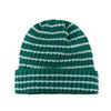 Japanese style Striped Letter Loose Large Headed Woolen Cap Warm and Versatile for Children In Autumn and Winter  Knitted Cap Pile Cap for Men