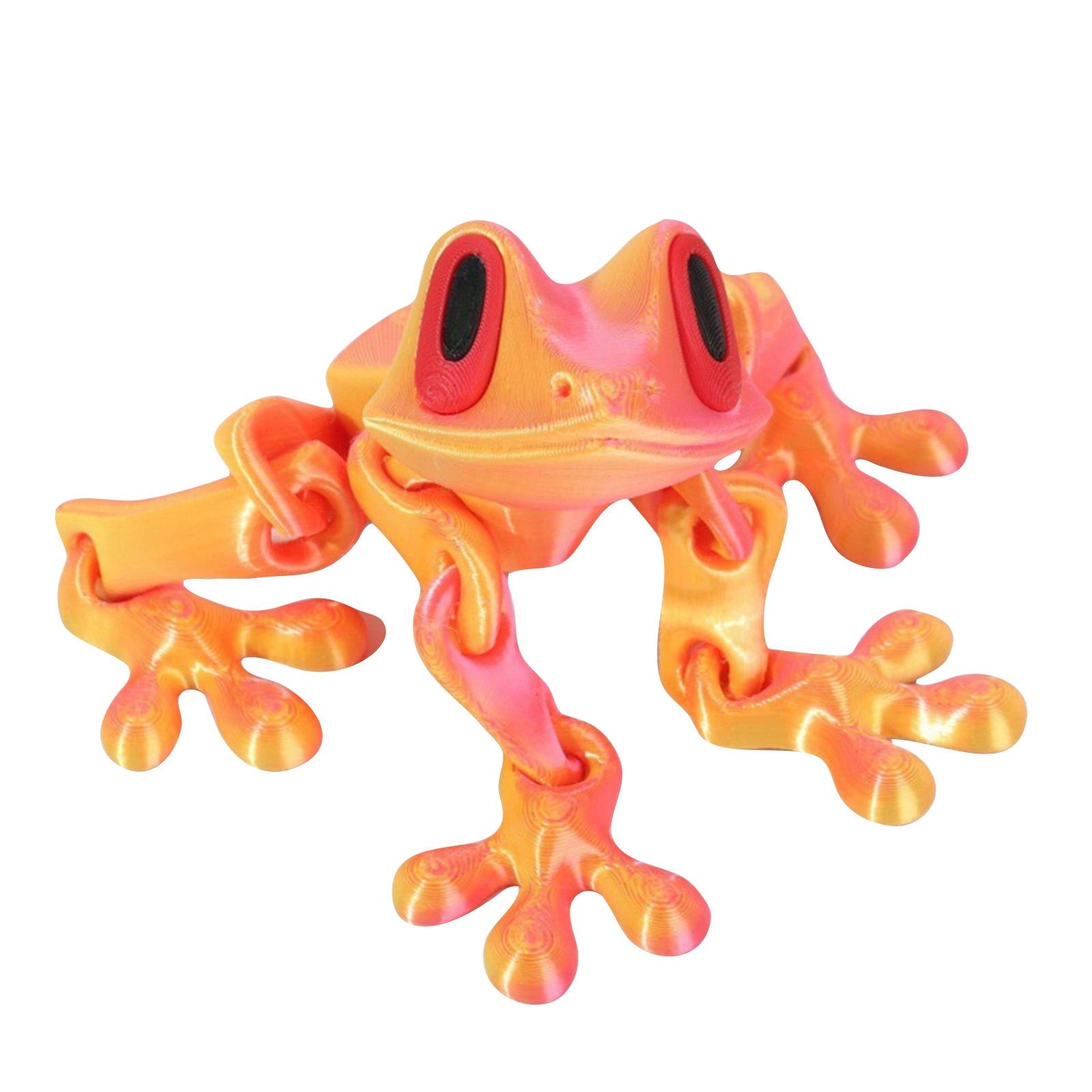 

3D Printed Magnetic , Magnet Toy, Movable Joint Articulated 3D Printed Decorative Fridge Magnets, , , And Reduce Stress, Home Re S оранжевый