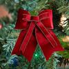 Christmas Bow Pendant Hanging Ornament Gift Novelty Prop Tree Decoration for