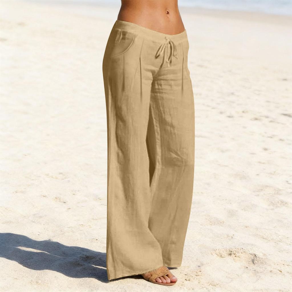 Women's Casual Loose Pants Straight Wide Leg Pants Casual Pants