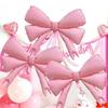 Reusable Pink Bow Balloons  for Girls Birthday Baby Shower Decorations Wedding Decorations