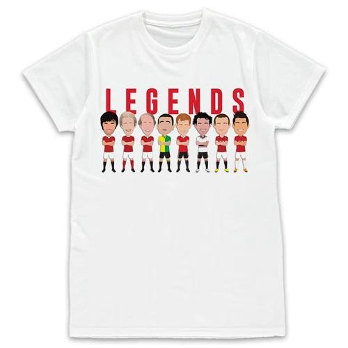 Utd Legends Vector Heroes Kids T-Shirt 1-14 Years Unofficial Manchester 4XL