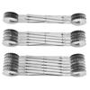 Pizza Hob Stretchable Non-rusting 2 Heads 3/5/7 Wheels Stainless Steel Pastry Cutting Wheel for Kitchen