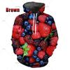 New Fashion Autumn And Winter Sweatshirts Pullover 3d Fruit Print Hoodie Men Unisex Cool Fashion Long-sleeved Hoodies Top