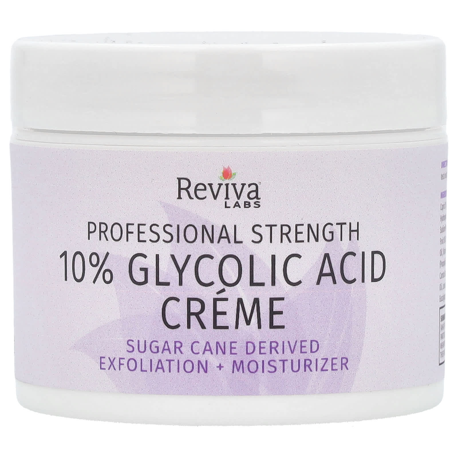 Reviva Labs, 10% Glycolic Acid Cream, Anti-Aging, 2.0 oz (55 g)