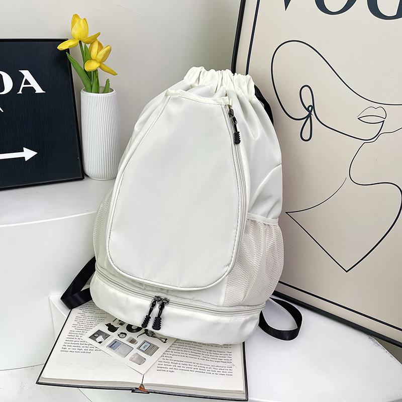 Backpack, Women's Casual Bag, Couple Travel Sports Bag, Large-capacity Drawstring Backpack