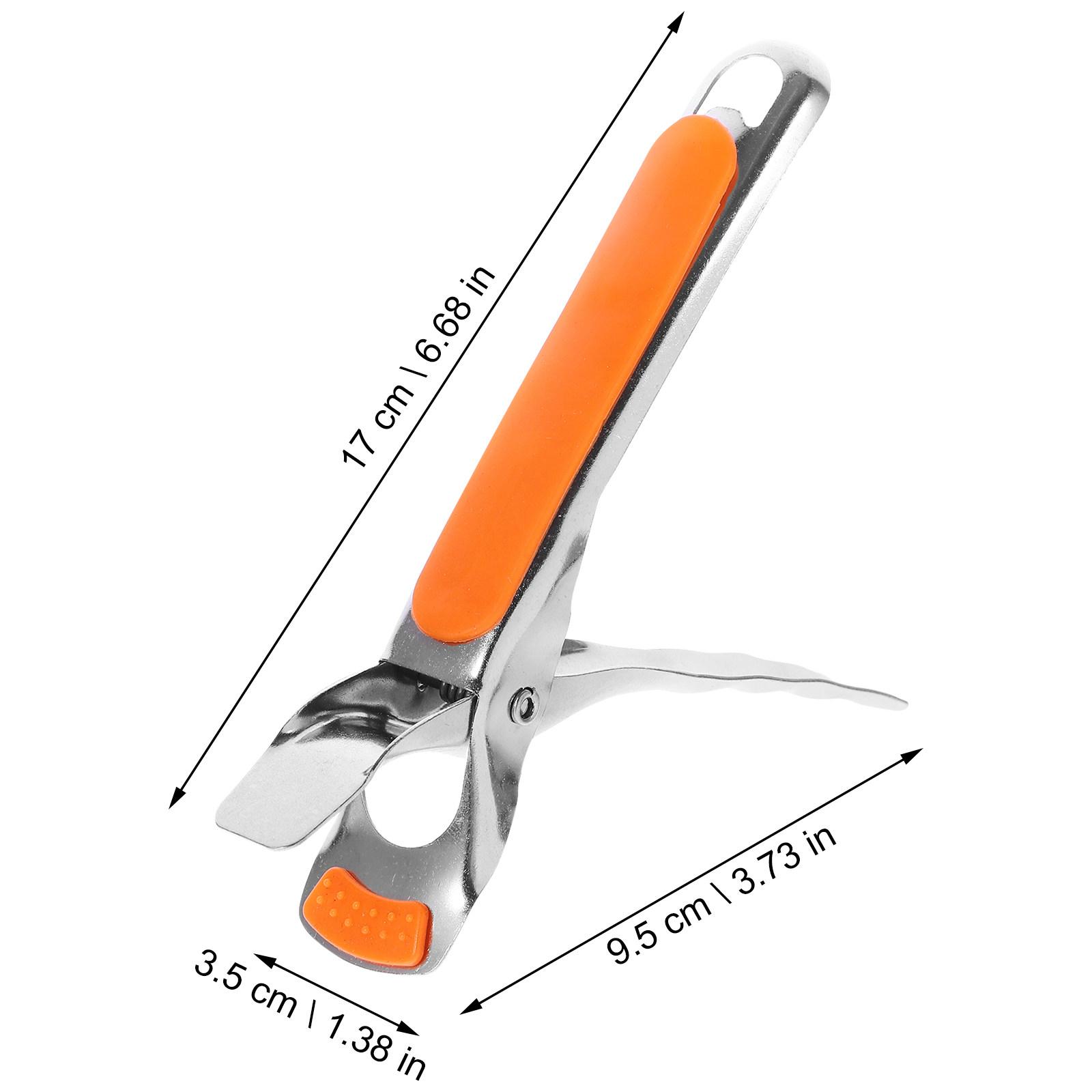 2Pcs Kitchen Heat Insulation Plate Clip Stainless Steel Hot Plate Gripper Non-Slip Bowl Retriever Bowl Gripper