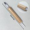 1Set Nail Polish Brush With Double Head Pen Wooden Rod Can Replacement Nail Brush Liquid Applicators Manicure Tools