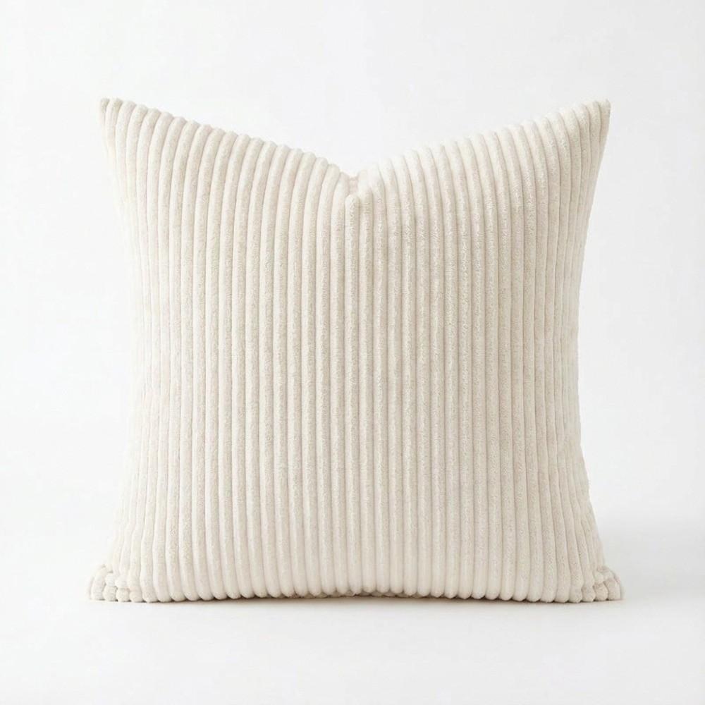45x45 Size Pillowcase Set Striped Corduroy Throw Pillow Cover Classic Cushion Cover Bed Decor