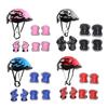 Kids Bicycle Helmet Knee Elbow Pads Wrist Guard Ventilation Skating Helmet for Skateboarding Biking Rollerblading Rock Climbing