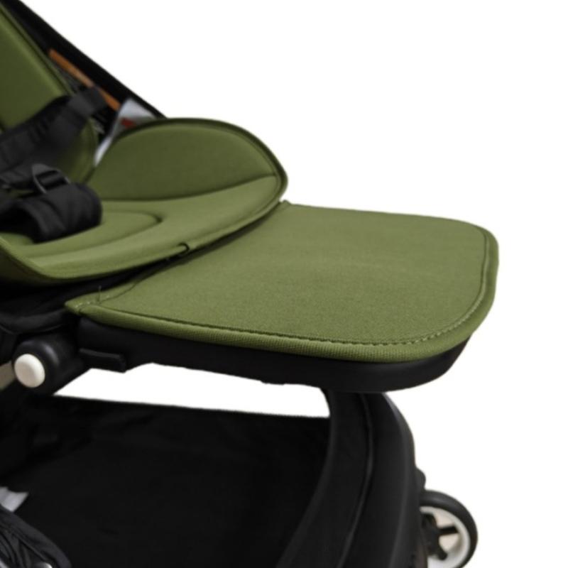 

Detachable Strollers Seat Extension Panel for Butterfly Model Ergonomic Reclining Design and Easy Cleaning зелений